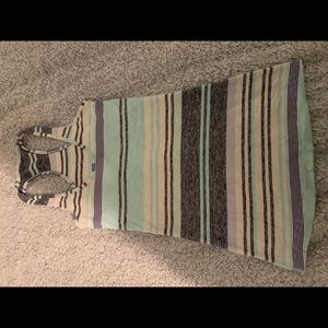 lululemon size 4 stripe workout tank